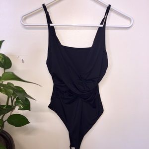 Twist-Front Bodysuit